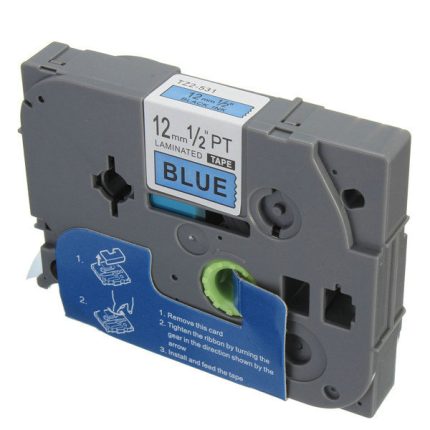 Compatible Brother TZ531 Label Tape Laminated (12mm) Black/Blue