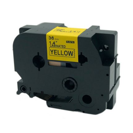Compatible Brother TZ661 Label Tape Laminated (36mm) Black/Yellow